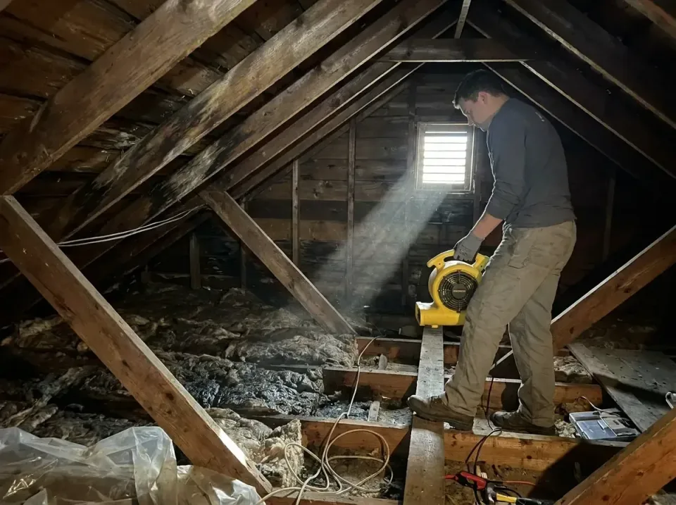 attic-water-damage-drying-proc-007 — frequently asked questions, Emergency Water Extraction & 24/7 Flood Response in Fernand…